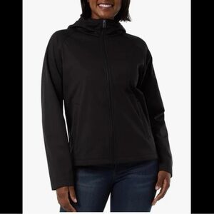 32 Degrees Heat Black Fleece Lined Softshell Jacket Women’s